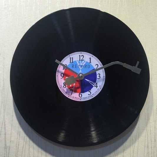 12 Inch Vinyl Record DIY Wall Clock Retro Vintage Record Clock(3 Color Numbers) by bashfashion