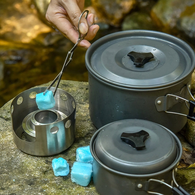 Outdoor Picnic Stove Stainless Steel Portable Mini Alcohol Stove With Cover by bashfashion