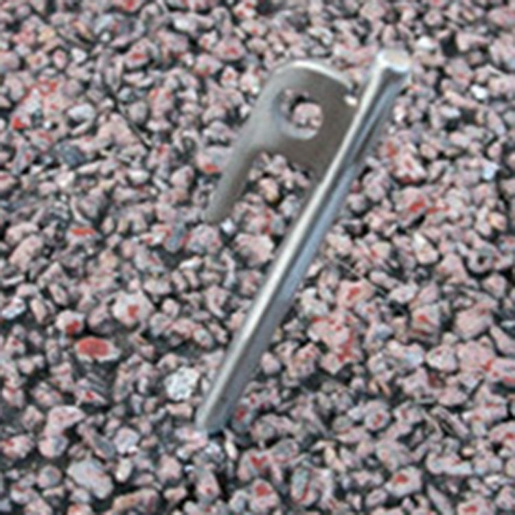 Outdoor Durable 30cm Stainless Steel Camping Awning Tent Stakes Pegs for Camping Travel Tent Accessor by bashfashion