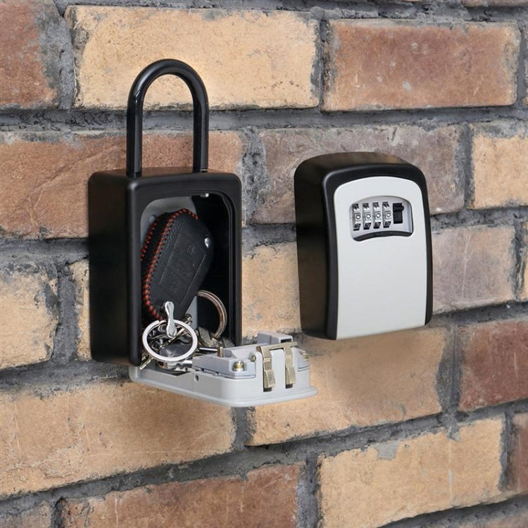 Safty Key Lock Box Combination Portable Aluminium Alloy Key Safe Box Security Key Holder Secure Box by bashfashion