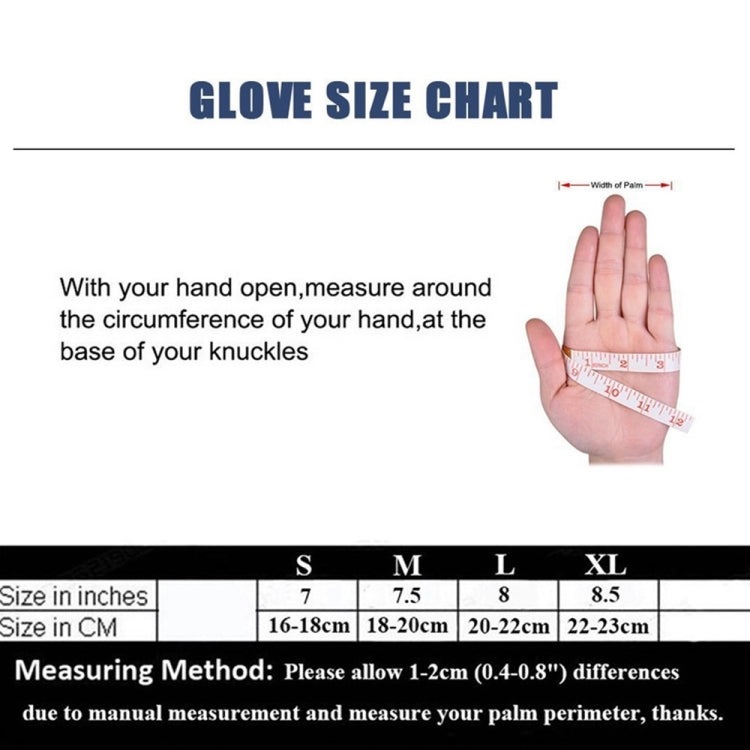 Outdoor Sports Hiking Winter Leather Soft Warm Bike Gloves For Men Women, Size:M (Blue) by qepae