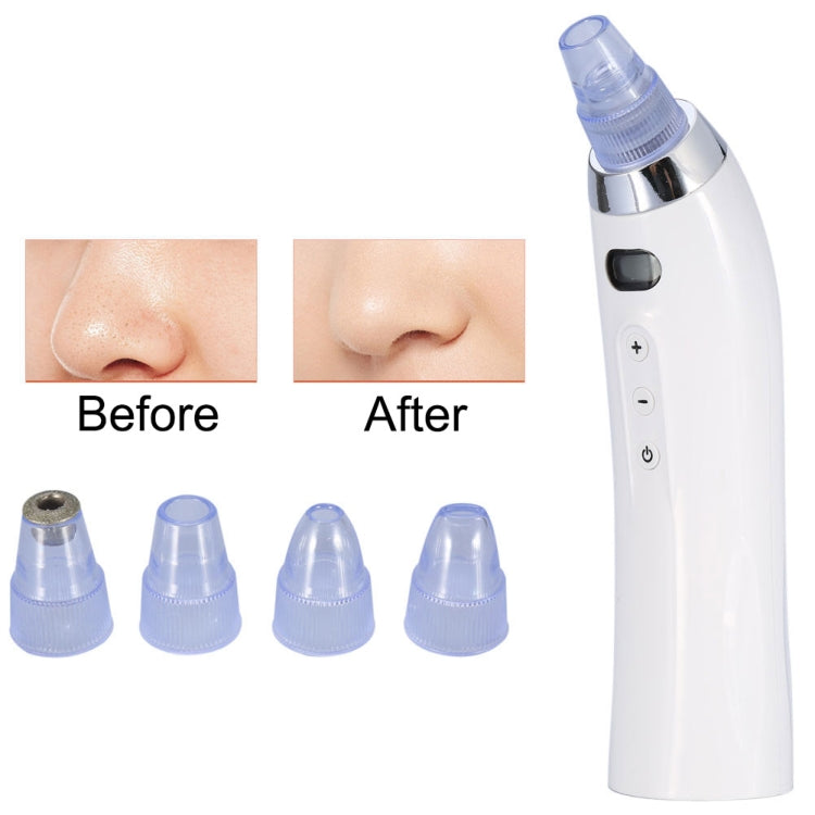 Face Pore Cleaner Blackhead Remover Vacuum Comedo Suction Diamond Dermabrasion Facial Cleaning Beauty Machine(Rose gold) by bashfashion