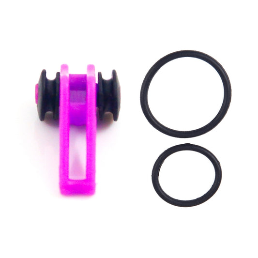 10 PCS/Bag Plastic Fishing Hook Keeper for Fishing Rod Pole Fishing Lures Bait Safety Holder Fishing Tackle(Purple) by bashfashion