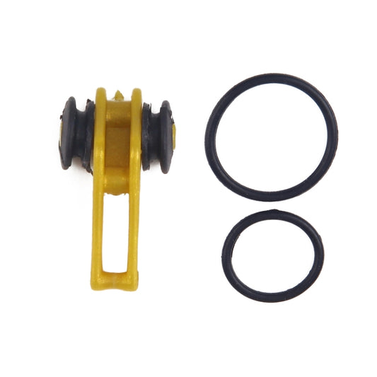 10 PCS/Bag Plastic Fishing Hook Keeper for Fishing Rod Pole Fishing Lures Bait Safety Holder Fishing Tackle(Yellow) by bashfashion