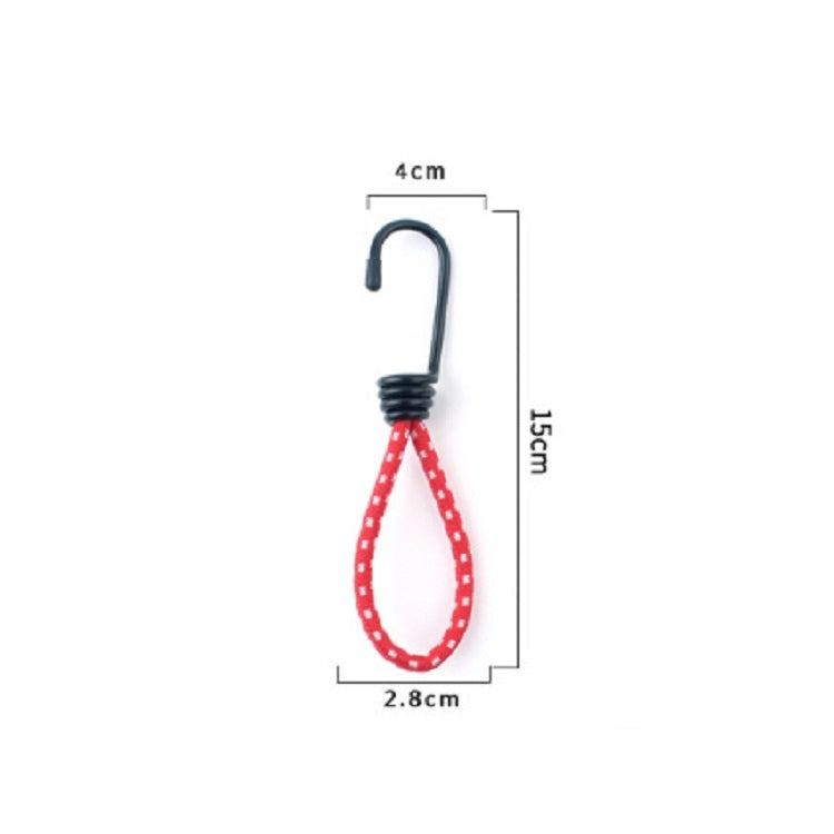 3 PCS Outdoor Camping Tent Elastic Rope Buckle High Elasticity Fixed Straps Camping Accessories, Random Color Delivery by bashfashion