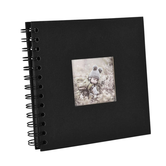 6 inch Baby Growth Album Kindergarten Graduation Album Children Paper Album(Black) by bashfashion