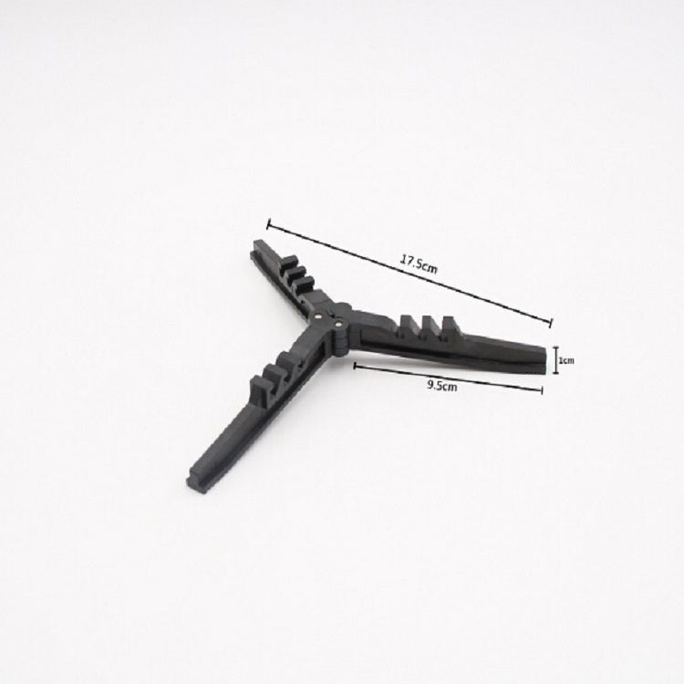 Outdoor Stove Flat Gas Tank Long Gas Tank Base Three-legged Bracket Collapsible Gas Cylinder Bracket by bashfashion