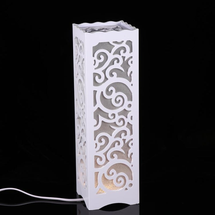 Simple Modern Hollow Carved Creative Energy-saving LED Night Light Bedroom Study Decorative Table Lamp by bashfashion