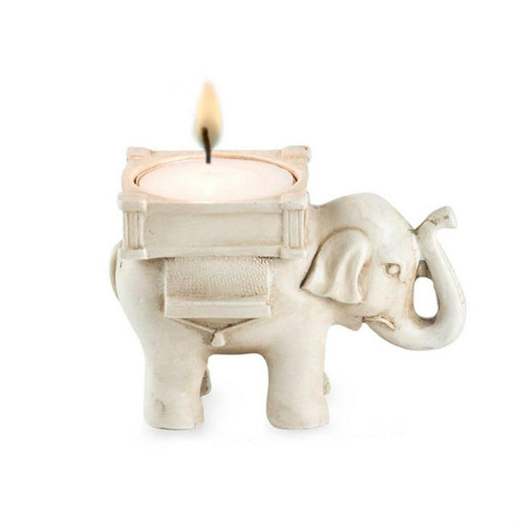 Retro Elephant Tea Light Candle Holder Candlestick Wedding Home Decor Crafts Tea Light Holders Tea Light Holder by bashfashion