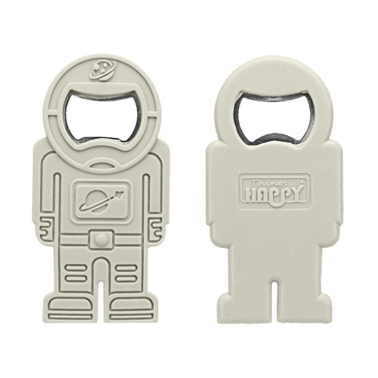 Creative Beer Bottle Opener Silicone Astronaut Shape Screwdriver(Gray) by bashfashion