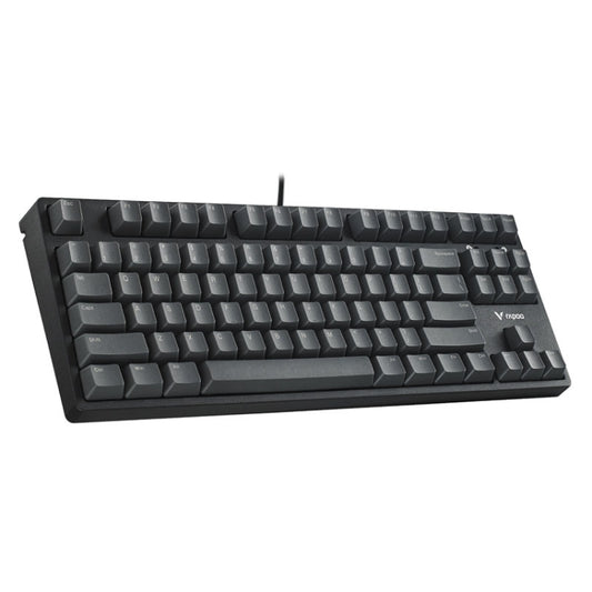 Rapoo V860 Desktop Wired Gaming Mechanical Keyboard, Specifications:87 Keys(Black Shaft) by Rapoo
