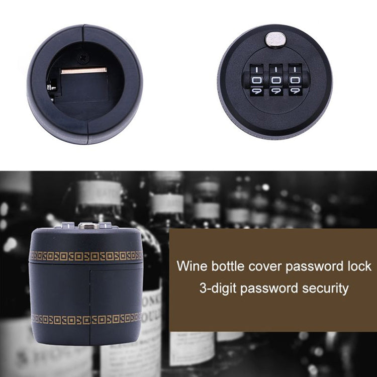 Red Wine Bottle Code Lock Bottle Cap Lock by bashfashion