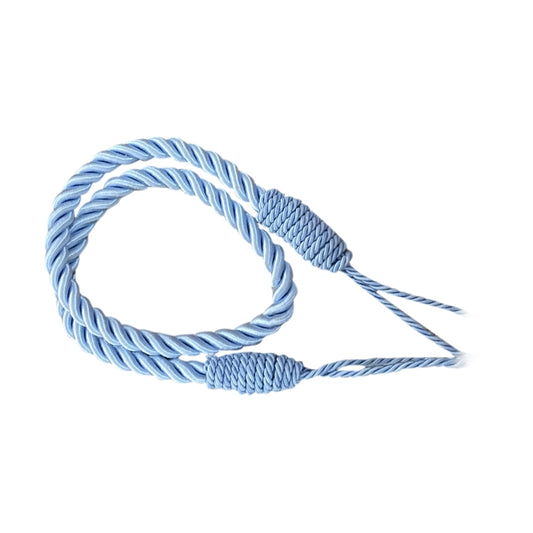 1 Pair Hand-wound Curtain Straps Curtain Rope Curtain Tassels Straps(Blue) by bashfashion