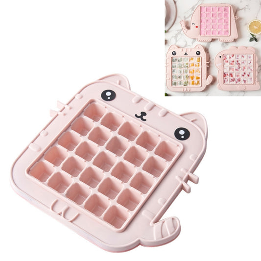 Creative Cute Cartoon Animal Shape Ice Grid Summer Homemade Children DIY Juice Popsicle Mold, Style:Kitten(Pink) by bashfashion