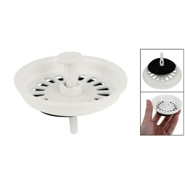 2 PCS Stopper Spin Lock Sink Drain Strainer, Material:Stainless Steel by bashfashion