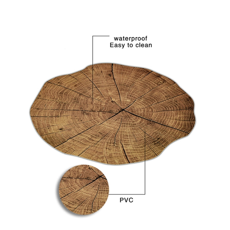 2 PCS Wood Placement Table Mats Tableware Pad Lotus Shape Tea Cup Bowl Decoration by bashfashion