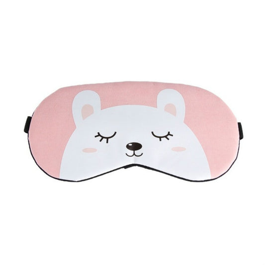 Cartoon Animal Cute Sleep Eye Mask Eyeshade Cover Massage Relax Eye Mask(Pink Rabbit) by bashfashion