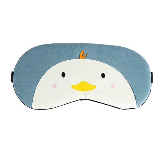 Cartoon Animal Cute Sleep Eye Mask Eyeshade Cover Massage Relax Eye Mask(Dark Blue Chick) by bashfashion