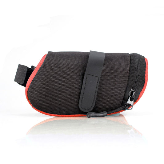 3 Color Nylon Bicycle Bag Bike Waterproof Storage Saddle Bag Cycling Tail Rear Pouch Bag(Red) by bashfashion