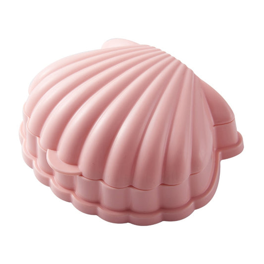 Household Drain Soap Box Student Dormitory Portable Soap Rack Storage Box(Pink) by bashfashion