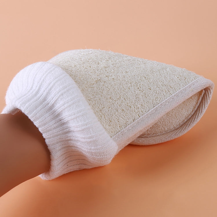 Natural Loofah Gloves Bath Scrub by bashfashion