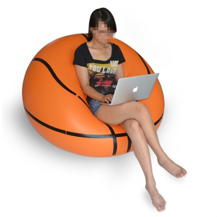 Fashion Casual Lazy Chair Creative Inflatable Sofa Single Stool(Football Sofa) by bashfashion