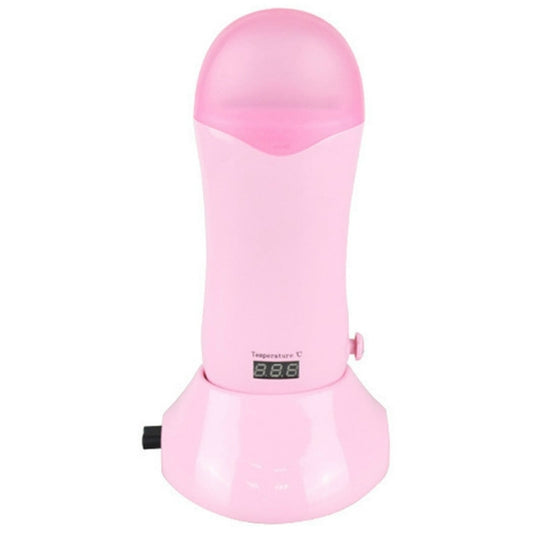 Portable Manual Thermostat Wax Machine Hair Removal Wax Bean Heater, EU Plug(Pink) by bashfashion