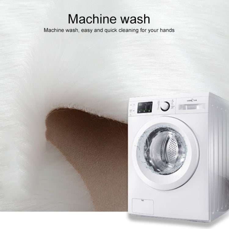 Imitation Wool Soft Home Living Room Carpet Sofa Cushion Mats, Size:40x60cm(Grey) by bashfashion