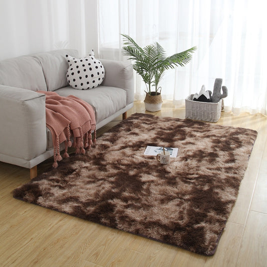Simple Sofa Bedside Gradient Carpet Living Room Bedroom Mat, Color:Coffee, Size:50x120cm by bashfashion