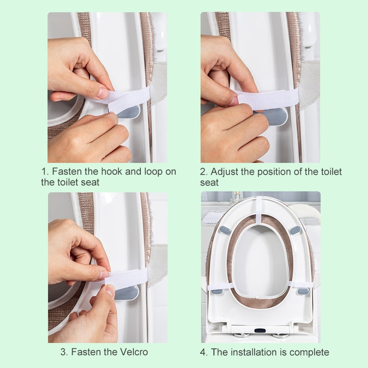 Washable Bathroom Toilet Seat Cover Warmer Soft Cushion Pad Closestool Lid Mat Household Products(Rose Red) by bashfashion