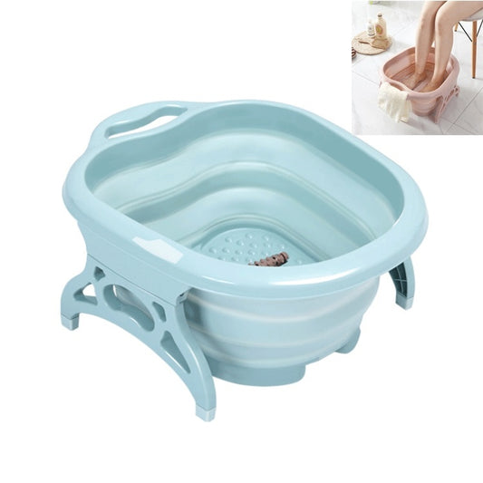 Household Foldable Foot Massage Foot Bath(Blue) by bashfashion