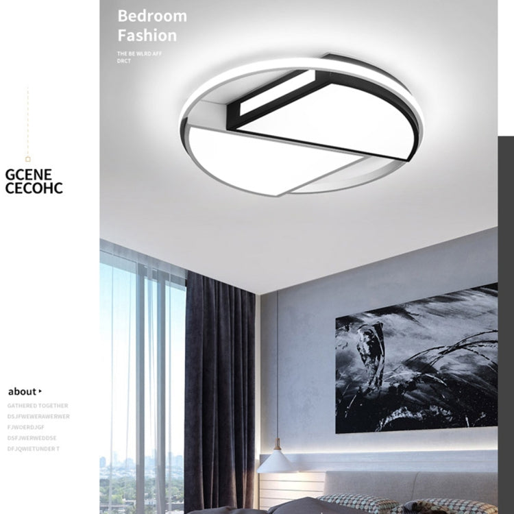 Simple Modern Bedroom Ceiling Lamp Creative Room Study Light, Diameter:50cm(White Light) by bashfashion