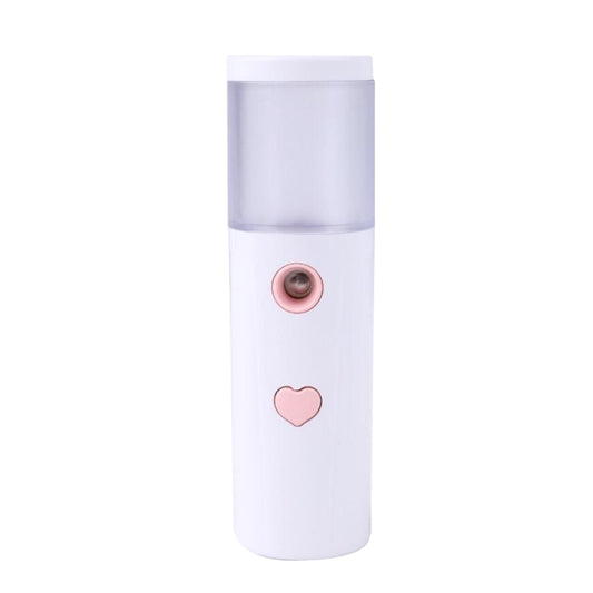 L20 Facial Hydration Instrument Air Humidifier USB Beauty Cold Spray Instrument Auto Alcohol Disinfection Sprayer(White) by bashfashion