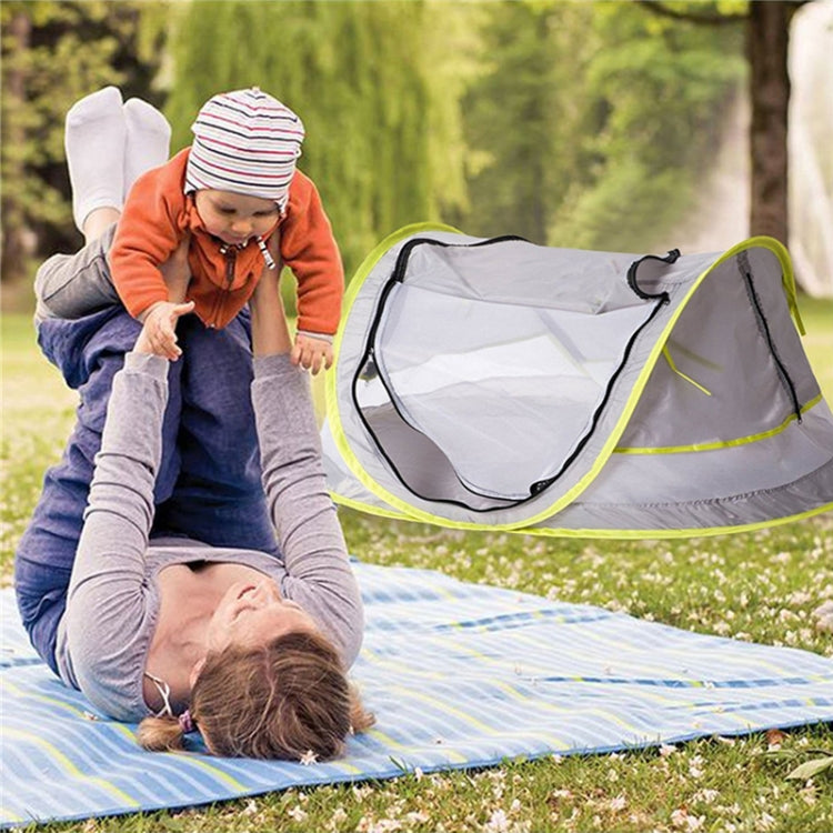 Travel Mosquito Net Ultralight Wei Portable baby beach tent(Gray) by bashfashion