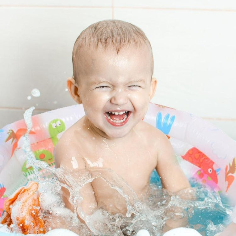 Cartoon Dinosaur Pattern Round Inflatable Baby Swimming Pool Infant Tub, Size: 61 x 22cm by bashfashion