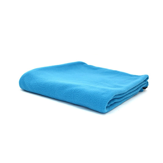 Outdoor Fleece Sleeping Bag Camping Trip Air Conditioner Dirty Sleeping Bag Separated By Knee Blanket During Lunch Break Thickened (Blue) by bashfashion