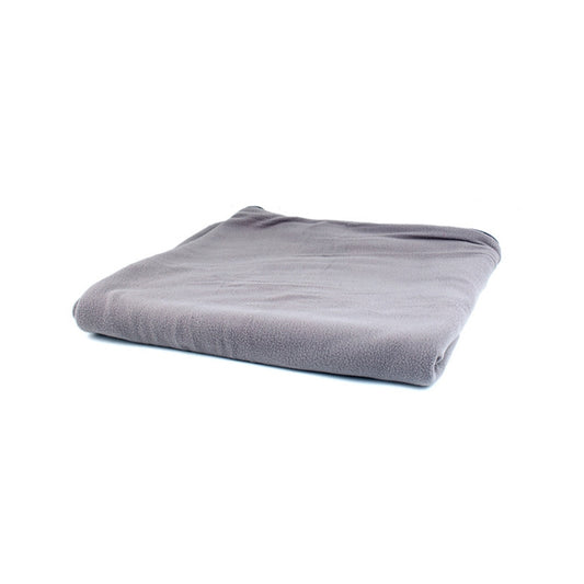 Outdoor Fleece Sleeping Bag Camping Trip Air Conditioner Dirty Sleeping Bag Separated By Knee Blanket During Lunch Break Thickened (Gray) by bashfashion