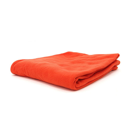 Outdoor Fleece Sleeping Bag Camping Trip Air Conditioner Dirty Sleeping Bag Separated By Knee Blanket During Lunch Break Thickened (Orange) by bashfashion