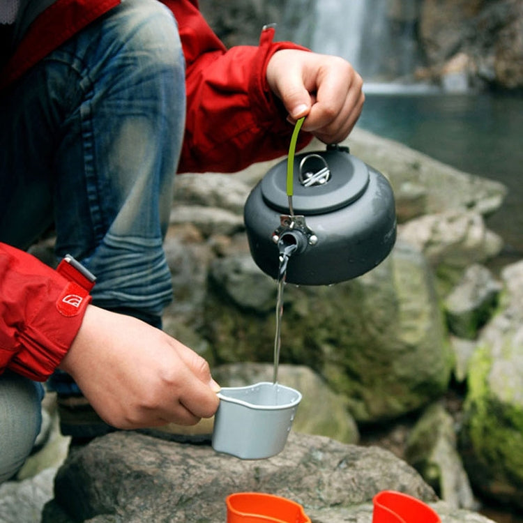 0.8L Portable Outdoor Mountaineering Picnic Aluminum Teapot Kettle Coffee Pot, Capacity: 0.8L by bashfashion