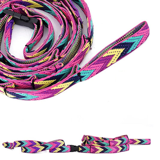 Outdoor Camping Tent Storage Lanyard Lengthened Bundled Clothesline(Pink) by bashfashion