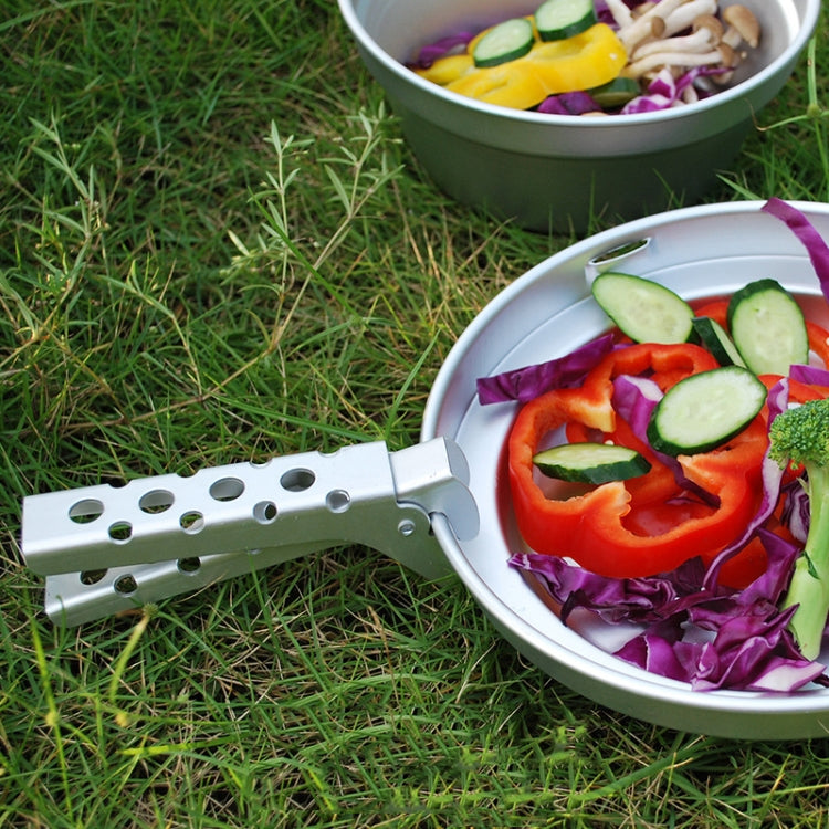 Outdoor Picnic Barbecue Aluminum Alloy Anti-scalding Pot Tongs(With Hole) by bashfashion