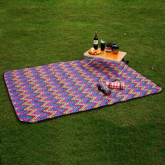 140x200 CM Camping Camping Moistureproof Outdoor Picnic Mat Beach Mat, Specifications (length * width): 140x200cm(Picnic Mat A Purple Powder) by bashfashion