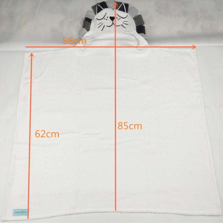 Baby Bath Towel Cotton Hooded Towel One Piece Solid Lion Kids Towel Hooded Blanket Infant Stuff(Elephant) by bashfashion