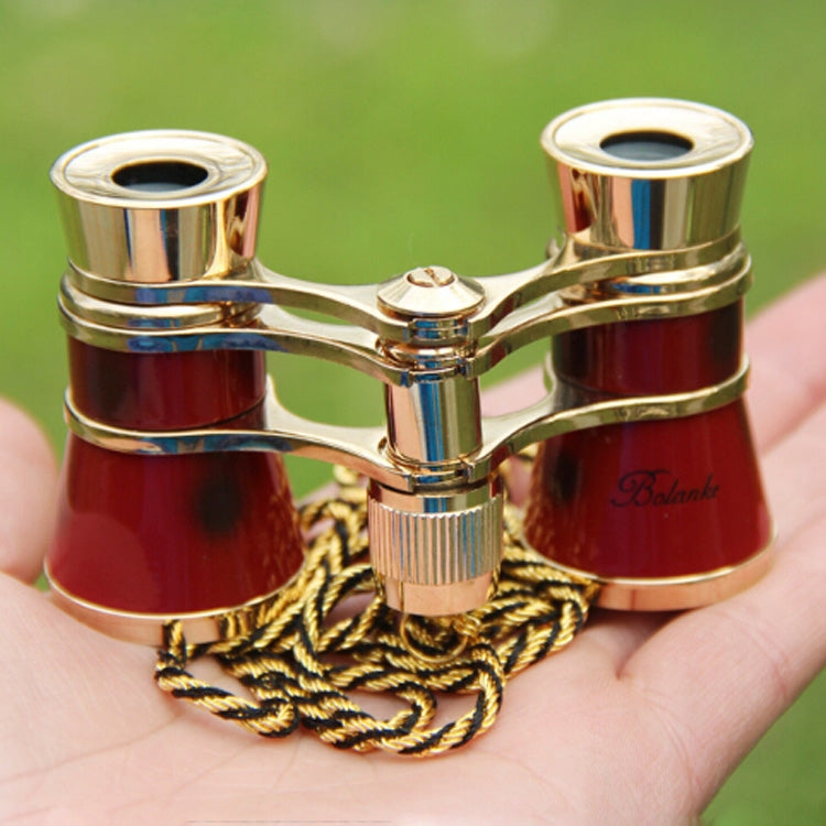 Metal 3X25 Belt Gold Plating Red Classical Gift Mirror Telescope by bashfashion