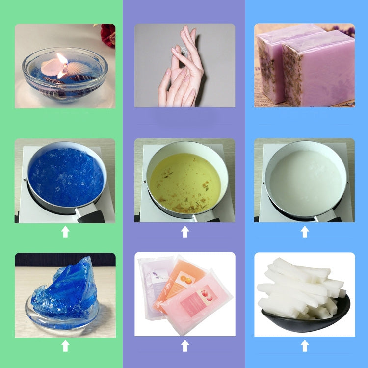 Chocolate Melting Machine With Adjustable Thermostat Melting Wax Machine, EU Plug, Size:29x22x19cm(White) by bashfashion