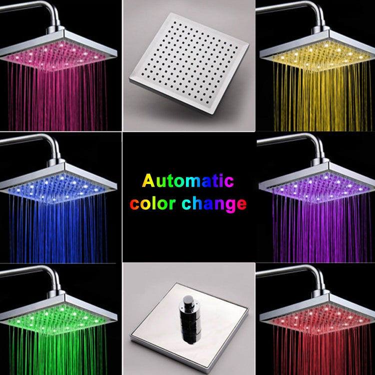 7 Colors Replacement Shower LED Automatic Bathroom Shower Head by bashfashion