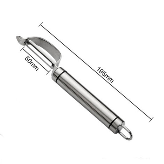 Stainless Steel Peeler Fruit Knife Planer Multi-function Kitchen Scraper Potato Peeling Knife(Bow Planer) by bashfashion