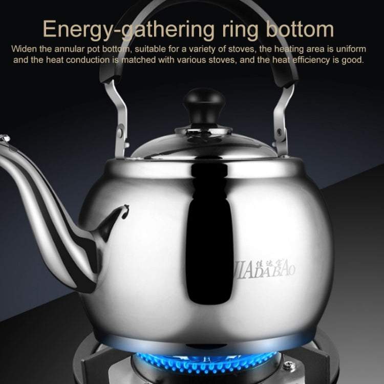 Stainless Steel Kettle Extra Thick Whistle Burning Kettle Home Teapot Large Capacity(5.8L Sun kettle) by bashfashion