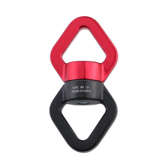 Anti-knot Rock Climbing Caster Fixed Connector Downhill Retarder(Red Black) by bashfashion