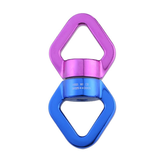 Anti-knot Rock Climbing Caster Fixed Connector Downhill Retarder(Blue Purple) by bashfashion